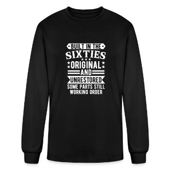 Built in The Sixties Original And Unrestored - Men's Long Sleeve T-Shirt - black - Front