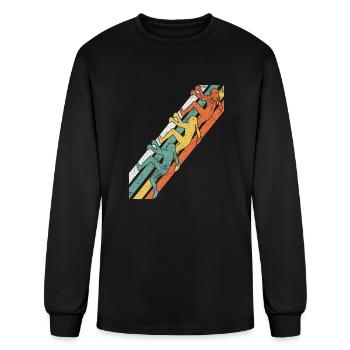Rock Climbing Girl Rock Climber - Men's Long Sleeve T-Shirt - black - Front