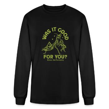 Was It Good For You? Devour The Patriarchy - Men's Long Sleeve T-Shirt - black - Front