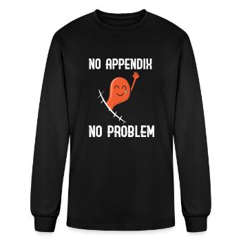 Appendix Removal Surgery Sympathy - Men's Long Sleeve T-Shirt - black - Front