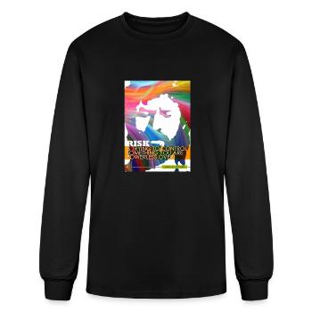 Eric Clapton Inspirational Quote - Men's Long Sleeve T-Shirt - black - Front