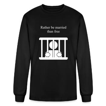 Married - Men's Long Sleeve T-Shirt - black - Front