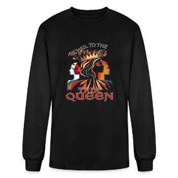 Hail To The Queen - Men's Long Sleeve T-Shirt - black - Front