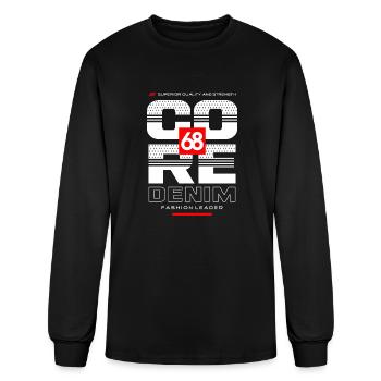 CORE DENIM - Men's Long Sleeve T-Shirt - black - Front