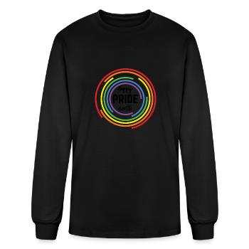 Pride LGBT Love wins, we are queer and proud - Men's Long Sleeve T-Shirt - black - Front