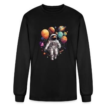 Cosmic Soar - Men's Long Sleeve T-Shirt - black - Front