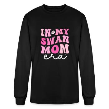 In My Swan Mom Era - Swan Mom Gift - Men's Long Sleeve T-Shirt - black - Front