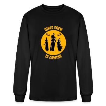 Halloween Sorcières Filles - Men's Long Sleeve T-Shirt - black - Front