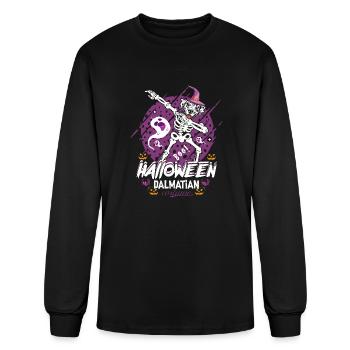 Halloween Costume Dalmatian Dubbing - Men's Long Sleeve T-Shirt - black - Front