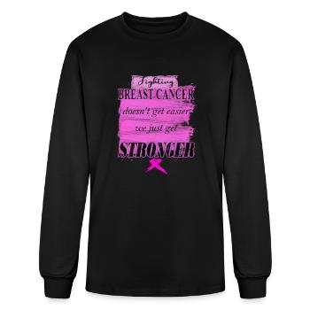 Breast Cancer awareness - Men's Long Sleeve T-Shirt - black - Front