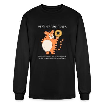 Happy New Year Year Of The Tiger - Men's Long Sleeve T-Shirt - black - Front