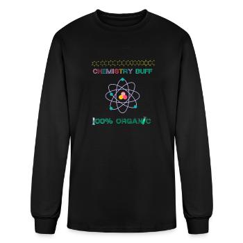 CHEMISTRY LOVER, SCIENCE GEEK - Men's Long Sleeve T-Shirt - black - Front