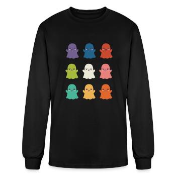 Rainbow Souls - Men's Long Sleeve T-Shirt - black - Front