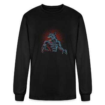 Werewolf - Men's Long Sleeve T-Shirt - black - Front