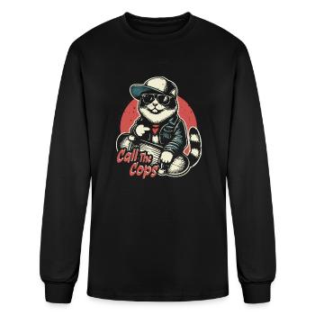 Call The Cops - Men's Long Sleeve T-Shirt - black - Front