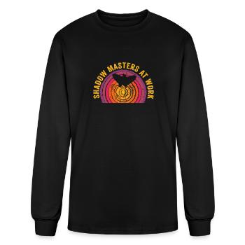 Shadow Masters At Work Puppet Shows - Men's Long Sleeve T-Shirt - black - Front
