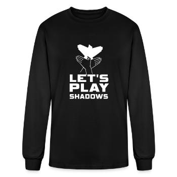 Let's Play Shadows Shadow Puppetry - Men's Long Sleeve T-Shirt - black - Front