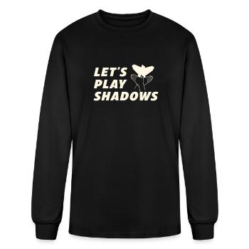 Let's Play Shadows Shadow Puppetry - Men's Long Sleeve T-Shirt - black - Front