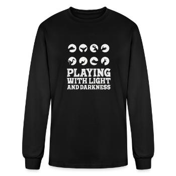 Shadow Puppetry Theater Show Art - Men's Long Sleeve T-Shirt - black - Front