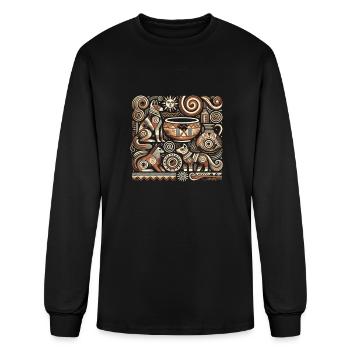 Ancient Whispers - Men's Long Sleeve T-Shirt - black - Front