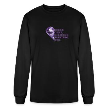 Painting Diamonds Diamond Painting Art - Men's Long Sleeve T-Shirt - black - Front