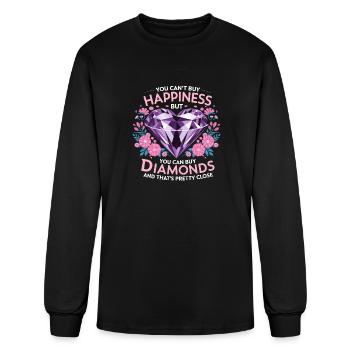 Painting Diamonds Diamond Painting Art - Men's Long Sleeve T-Shirt - black - Front