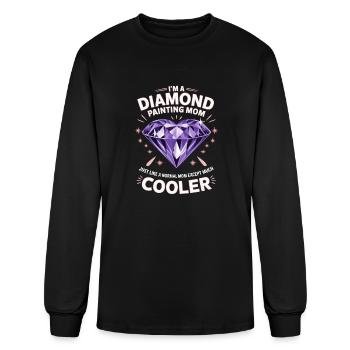 Painting Diamonds Diamond Painting Art - Men's Long Sleeve T-Shirt - black - Front