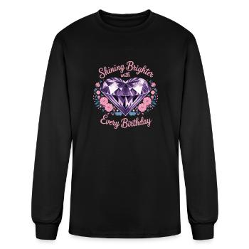 Painting Diamonds Diamond Painting Art - Men's Long Sleeve T-Shirt - black - Front