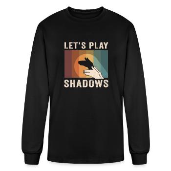 Shadow Puppetry Puppet Show Art - Men's Long Sleeve T-Shirt - black - Front