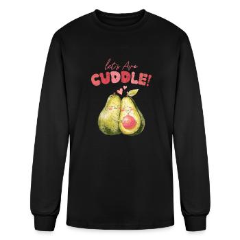 Valentines Day, Valentine Retro - Men's Long Sleeve T-Shirt - black - Front
