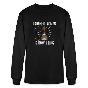 Choir Music Instrument Handbell Choir - Men's Long Sleeve T-Shirt - black - Front