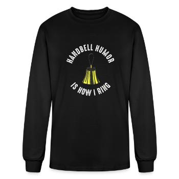 Choir Music Instrument Handbell Choir - Men's Long Sleeve T-Shirt - black - Front