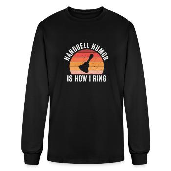 Choir Music Instrument Handbell Choir - Men's Long Sleeve T-Shirt - black - Front