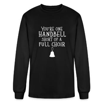Choir Music Instrument Handbell Choir - Men's Long Sleeve T-Shirt - black - Front