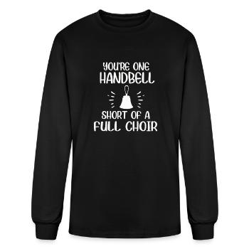 Choir Music Instrument Handbell Choir - Men's Long Sleeve T-Shirt - black - Front