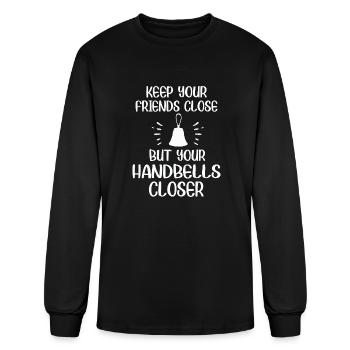 Choir Music Instrument Handbell Choir - Men's Long Sleeve T-Shirt - black - Front