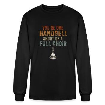 Choir Music Instrument Handbell Choir - Men's Long Sleeve T-Shirt - black - Front