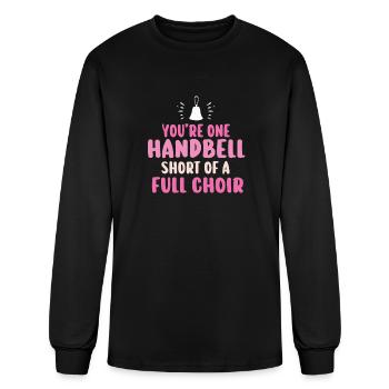 Choir Music Instrument Handbell Choir - Men's Long Sleeve T-Shirt - black - Front