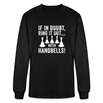 Choir Music Instrument Handbell Choir - Men's Long Sleeve T-Shirt - black - Front