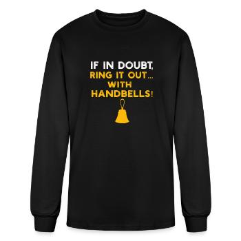 Choir Music Instrument Handbell Choir - Men's Long Sleeve T-Shirt - black - Front