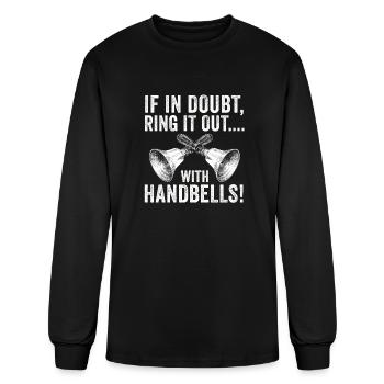 Choir Music Instrument Handbell Choir - Men's Long Sleeve T-Shirt - black - Front