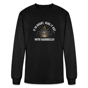 Choir Music Instrument Handbell Choir - Men's Long Sleeve T-Shirt - black - Front