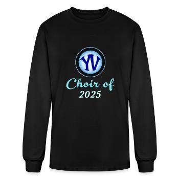 YV Choir of 2025 - Harmony & Passion - Men's Long Sleeve T-Shirt - black - Front