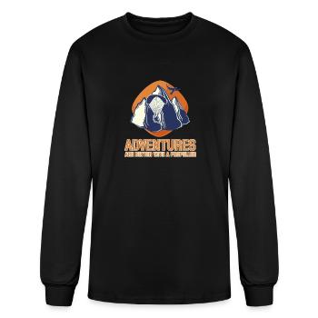 Adventures Are Better With A Propeller - Men's Long Sleeve T-Shirt - black - Front