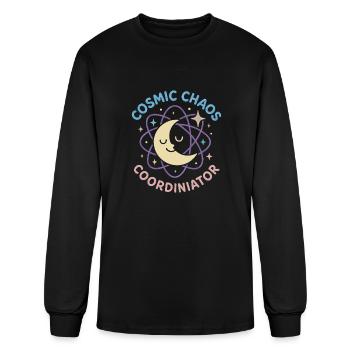 Moon Lover Celestial Sky Gazer Lunar Phase Magic - Men's Long Sleeve T-Shirt - black - Front