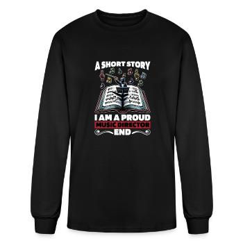 Music Director A Short Story I Am A Band Director - Men's Long Sleeve T-Shirt - black - Front