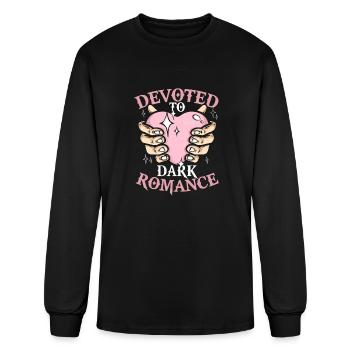 Dark Romance Booktok Devoted To Dark Romance - Men's Long Sleeve T-Shirt - black - Front