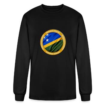 Solomon Islands - Men's Long Sleeve T-Shirt - black - Front