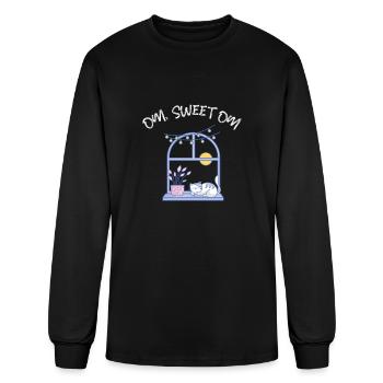 Om, Sweet Om - Men's Long Sleeve T-Shirt - black - Front