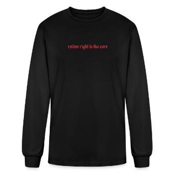Rotten right to the core - Men's Long Sleeve T-Shirt - black - Front